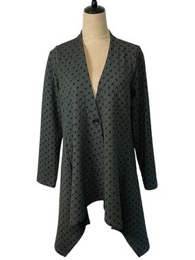 Comfy Usa Gray Black Cardigan